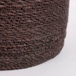 Mica Decorations Jarres Et Cache-pots 3 Cache-pots En Jonc De Mer Gris H16 -Plantes vertes Soldes 3 cache pots en jonc de mer gris h16 3