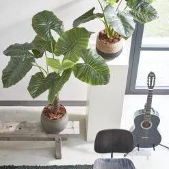 Mica Decorations Jarres Et Cache-pots 3 Cache-pots En Jonc De Mer Noir Et Marron H24 -Plantes vertes Soldes 3 cache pots en jonc de mer noir et marron h24 5