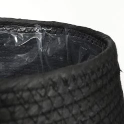 Mica Decorations Jarres Et Cache-pots 3 Cache-pots En Papier Marron Noir H24 -Plantes vertes Soldes 3 cache pots en papier marron noir h24 3