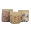 Ligne Déco Jarres Et Cache-pots 3 Cache-Pots Plante Panier Rangement Jute Et Tissu D.18/20/22cm