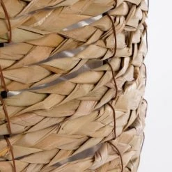 Mica Decorations Jarres Et Cache-pots 3 Cache-pots Suspendu En Jonc De Mer Marron Clair H90 -Plantes vertes Soldes 3 cache pots suspendu en jonc de mer marron clair h90 2