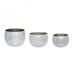 Sia Deco Jarres Et Cache-pots 3 Pots De Fleurs Sugar