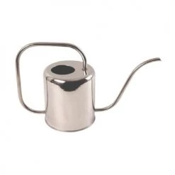 Esschert Design Décoration De Jardin Arrosoir Design En Acier Inoxydable 1,5L