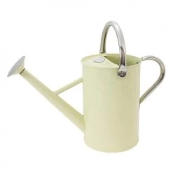 Kent & Stowe Décoration De Jardin Arrosoir En Acier Galvanisé 4,5 Litres Crème