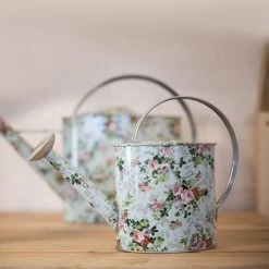 Esschert Design Décoration De Jardin Arrosoir En Acier Galvanisé Roses 1,95 Litres -Plantes vertes Soldes arrosoir en acier galvanise roses 1 95 litres 4