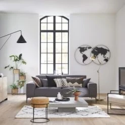 Maisons Du Monde Jarres Et Cache-pots Bac 4 Plantes En Manguier Et Fer Recyclé Noir -Plantes vertes Soldes bac 4 plantes en manguier et fer recycle noir 1000 7 34 210569 4