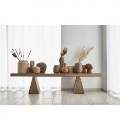 Villa Collection Jarres Et Cache-pots Cache Pot à Plante En Argile Beige Sable -Plantes vertes Soldes cache pot a plante en argile beige sable 6