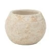 LANADECO Jarres Et Cache-pots Cache-pot Argile Blanc H21cm