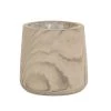 LANADECO Jarres Et Cache-pots Cache-pot Bois De Paulownia + Plastique H23cm