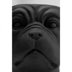 Kare Design Jarres Et Cache-pots Cache-pot Bouledogue En Fibre De Verre Noire -Plantes vertes Soldes cache pot bouledogue en fibre de verre noire 2