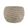LANADECO Jarres Et Cache-pots Cache-pot Ciment Gris Clair H24,5cm