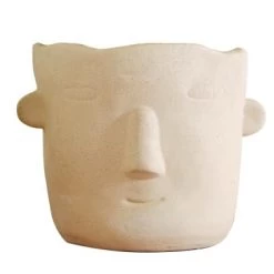 Becquet Jarres Et Cache-pots Cache-pot D'intérieur En Céramique Beige