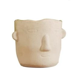 Becquet Jarres Et Cache-pots Cache-pot D'intérieur En Céramique Beige