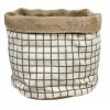 Becquet Jarres Et Cache-pots Cache-pot D'intérieur En Toile De Jute Blanc
