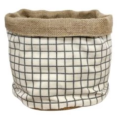 Becquet Jarres Et Cache-pots Cache-pot D'intérieur En Toile De Jute Blanc