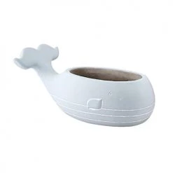 Faye Jarres Et Cache-pots Cache Pot De Fleurs Baleine Grise L30cm