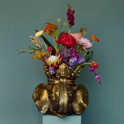 Werner Voss Jarres Et Cache-pots Cache-pot éléphant 45x37cm 2 Werner Voss Jarres Et Cache-pots Cache-pot éléphant 45x37cm – Image 2