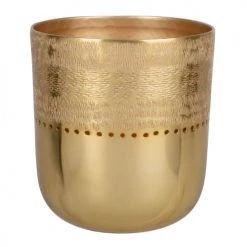 Maisons Du Monde Jarres Et Cache-pots Cache-pot En Alu Doré H16
