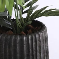 Mica Decorations Jarres Et Cache-pots Cache-pot En Aluminium Gris D17 -Plantes vertes Soldes cache pot en aluminium gris d17 3