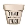 STC Jarres Et Cache-pots Cache Pot En Bambou D'amour Et D'eau Fraîche D25,5cm