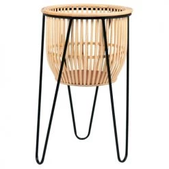 Maisons Du Monde Jarres Et Cache-pots Cache-pot En Bambou Et Métal