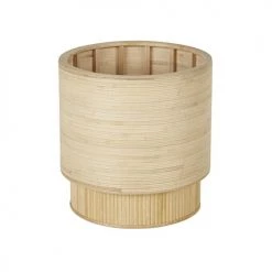 Maisons Du Monde Jarres Et Cache-pots Cache-pot En Bambou Et Rotin Beige H39