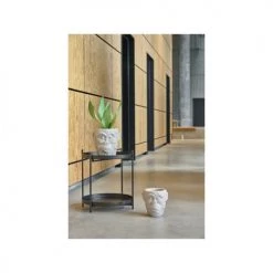 Villa Collection Jarres Et Cache-pots Cache Pot En Béton Gris -Plantes vertes Soldes cache pot en beton gris 2