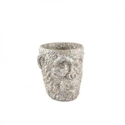 Villa Collection Jarres Et Cache-pots Cache Pot En Béton Gris -Plantes vertes Soldes cache pot en beton gris 4