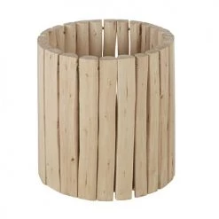 Maisons Du Monde Jarres Et Cache-pots Cache-pot En Bois D'eucalyptus Beige H41