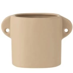 Jolipa Jarres Et Cache-pots Cache Pot En Céramique Noire -Plantes vertes Soldes cache pot en ceramique beige 1