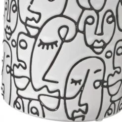 Unimasa Jarres Et Cache-pots Cache Pot En Céramique Blanche H13cm -Plantes vertes Soldes cache pot en ceramique blanche h13cm 2