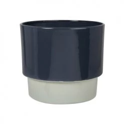 Maisons Du Monde Jarres Et Cache-pots Cache Pot En Dolomite Blanche Et Verte H19