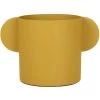 Maisons Du Monde Jarres Et Cache-pots Cache Pot En Fer Jaune H14