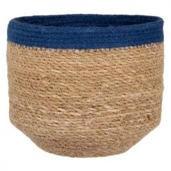 Maisons Du Monde Jarres Et Cache-pots Cache-pot En Fibre Végétale Et Jute Beige H12