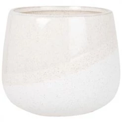Maisons Du Monde Jarres Et Cache-pots Cache Pot En Grès Beige H14