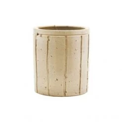 House Doctor Jarres Et Cache-pots Cache-pot En Grès Beige H17