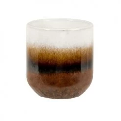 Maisons Du Monde Jarres Et Cache-pots Cache-pot En Grès écru Et Marron H11