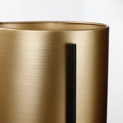 Mica Decorations Jarres Et Cache-pots Cache-pot En Métal Doré Et Noir -Plantes vertes Soldes cache pot en metal dore et noir 2