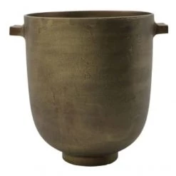 House Doctor Jarres Et Cache-pots Cache-pot En Métal Marron H24