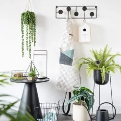 Maisons Du Monde Jarres Et Cache-pots Cache-pot En Métal Noir -Plantes vertes Soldes cache pot en metal noir 1000 8 8 213987 1