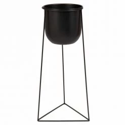Maisons Du Monde Jarres Et Cache-pots Cache-pot En Métal Noir