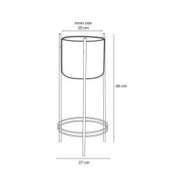 Mica Decorations Jarres Et Cache-pots Cache-pot En Métal Noir Et Doré -Plantes vertes Soldes cache pot en metal noir et dore 10