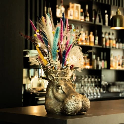 Werner Voss Jarres Et Cache-pots Cache-pot Hippopotame 42x39cm 2 Werner Voss Jarres Et Cache-pots Cache-pot Hippopotame 42x39cm – Image 2