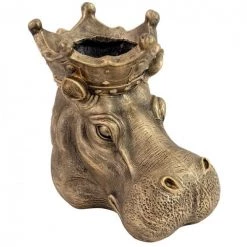Werner Voss Jarres Et Cache-pots Cache-pot Hippopotame 42x39cm