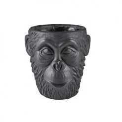 Villa Collection Jarres Et Cache-pots Cache-pot Large En Béton Noir