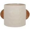 Maisons Du Monde Jarres Et Cache-pots Cache-pot Oreilles En Terre Cuite Beige Et Moka H14