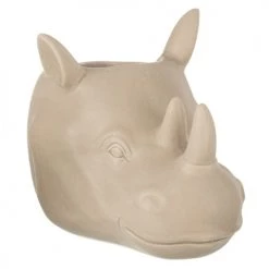 Jolipa Jarres Et Cache-pots Cache-pot Rhinocéros Beige