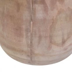 Wadiga Jarres Et Cache-pots Cache-pot Rond En Bois - 27x27x27cm -Plantes vertes Soldes cache pot rond en bois 27x27x27cm 2