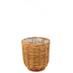 LANADECO Jarres Et Cache-pots Cache Pot Rotin Miel H50cm