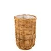 LANADECO Jarres Et Cache-pots Cache Pot Rotin Miel H80cm